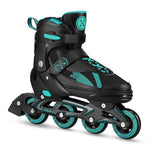Skrituļslidas/Hokeja slidas NH382 IN-LINE SKATES/HOCKEY ICE SKATES SET 2IN1 ENZO GREEN SIZE S(32-35) NILS EXTREME