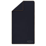 NCR12 BLACK-ORANGE MICROFIBRE TOWEL 180x100 NILS CAMP