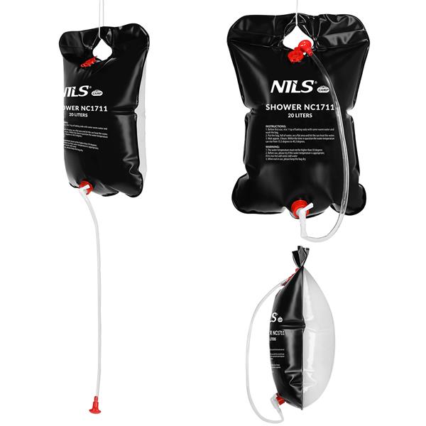 Pārnēsājama tūristu duša NC1711 PORTABLE SHOWER 20L NILS CAMP