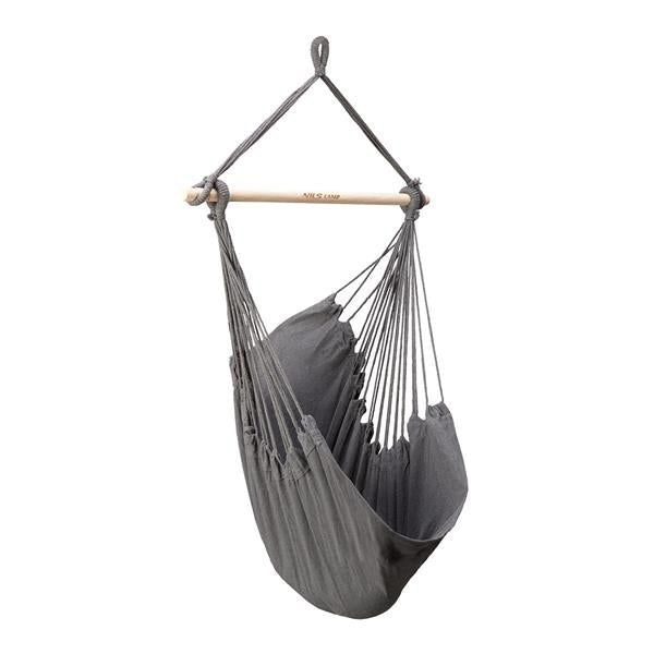 Šūpuļtīkls NC0033 DARK GREY BRAZILIAN CHAIR 130X100 CM NILS CAMP