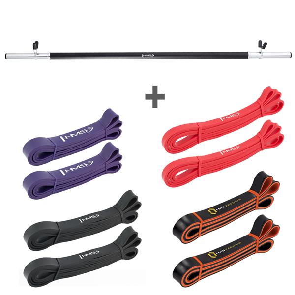 KOMPLEKTS GBP01 BODY PUMP STIENIS + Pretestības gumijas
