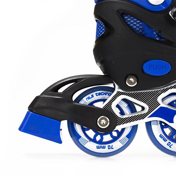 Skrituļslidas NJ1828 A BLUE (izmērs S 31-34) IN-LINE SKATES NILS EXTREME