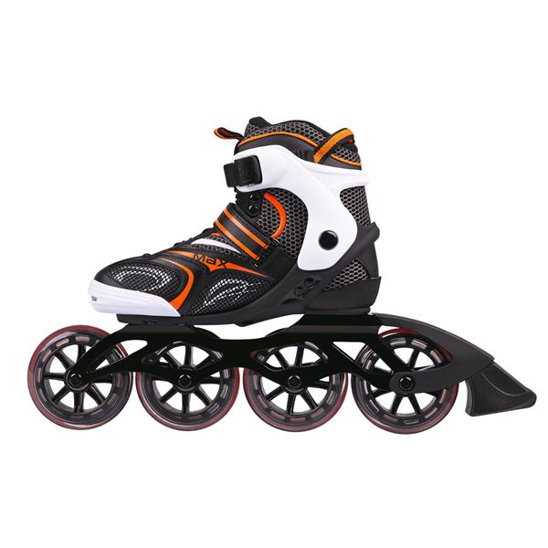 Skrituļslidas NA1060 S MELNA-ORANŽA 44. IZMĒRA IN-LINE SKATES NILS EXTREME