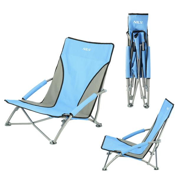 Kempinga krēsls NC3035 BLUE BEACH CHAIR NILS CAMP