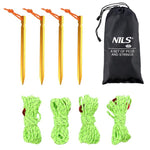 Enkuri NC1726 SET OF PEGS WITH ROPE NILS CAMP