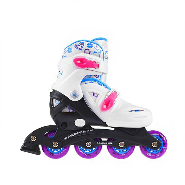 Skrituļslidas NJ/NA0321 A WHITE SIZE S  (26-30) IN-LINE SKATES NILS EXTREME