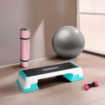 Stepa platforma AS007 WHITE/MINT AEROBIC STEP HMS PREMIUM