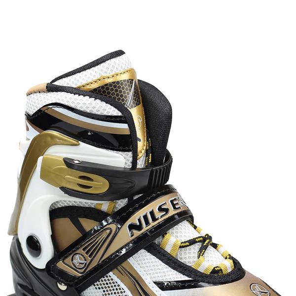 Skrituļslidas NA1123 A ZELTA IZMĒRS M (35-38) IN-LINE SKATES NILS EXTREME