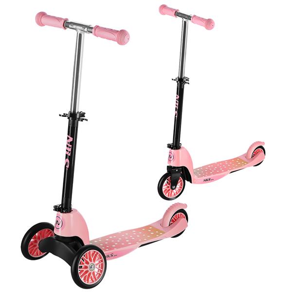 HLB202 PINK Skrejritenis NILS FUN