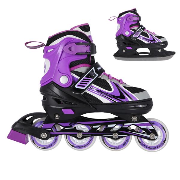 Skrituļslidas/ Slidas NH18188 A 2IN1 VIOLET SIZE L(39-43)