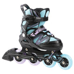 Skrituļslidas NA14169 A BLACK-BLUE SIZE M 35-38 IN-LINE SKATES NILS EXTREME