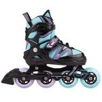 Skrituļslidas NA14169 A BLACK-BLUE SIZE M 35-38 IN-LINE SKATES NILS EXTREME