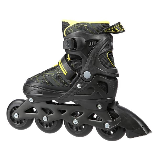 Skrituļslidas NA11002 BLACK / YELLOW L (39-42) IN-LINE NILS EXTREME