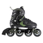 Skrituļslidas NA9080 BLACK/GREEN SIZE M (35-38) NILS EXTREME