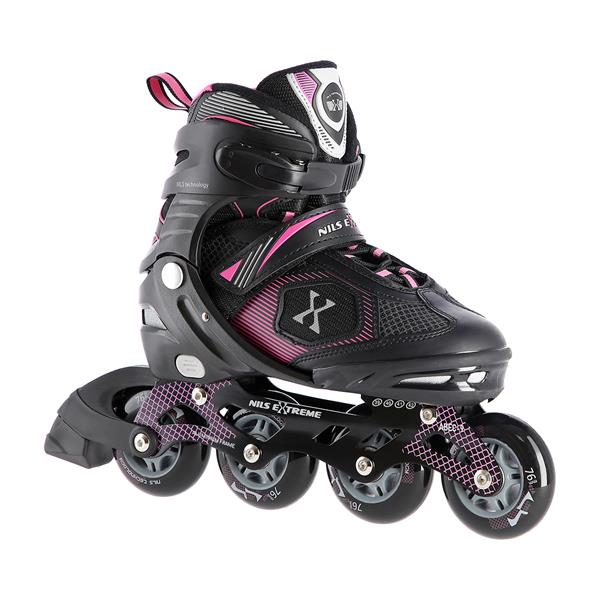 Skrituļslidas NA9080 MELNS / PURPURS SIZE S (31-34) NILS EXTREME