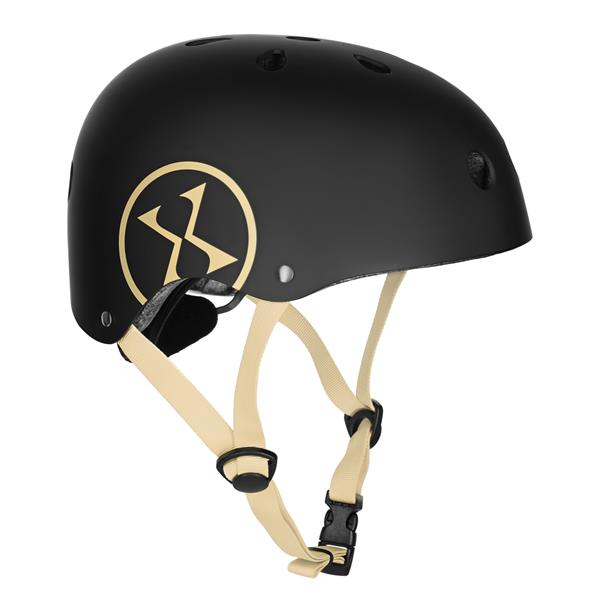 Aizsargķivere MTW001-1 HELMET BLACK-BEIGE SIZE S(52-56CM) NILS EXTREME