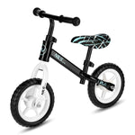 Līdzsvara velosipēds (Skrejritenis) RB134 BALANCE BIKE BLACK WHEEL 10'' NILS FUN