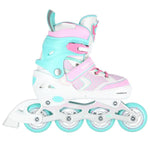 Skrituļslidas NA14198 BALTA TIRKĪZA IZMĒRS M (35-38) IN-LINE SKATES NILS EXTREME