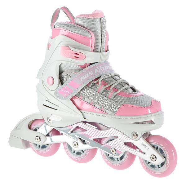 Skrituļslidas NA1186 PINK SIZE S (31-34) IN-LINE SKATES NILS EXTREME