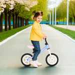 Līdzsvara velosipēds (Skrejritenis) RB134 BALANCE BIKE BLUE WHEEL 10'' NILS FUN