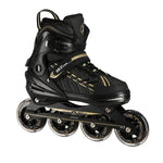 Skrituļslidas NA1128  BLACK-GOLD SIZE L(39-42) IN-LINE SKATES NILS EXTREME