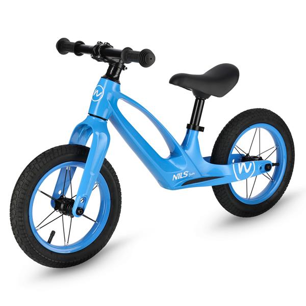 Līdzsvara velosipēds (Skrejritenis) RB901 LED BALANCE BIKE WHEEL 12'' BLUE NILS FUN
