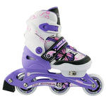 Skrituļslidas NJ9128 A PURPLE SIZE S (30-33) ROLLER-INLINE SKATES NILS