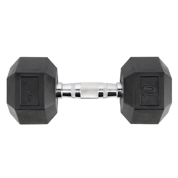 Hantele HEX PRO BLACK 10 KG HMS (1 gab.)