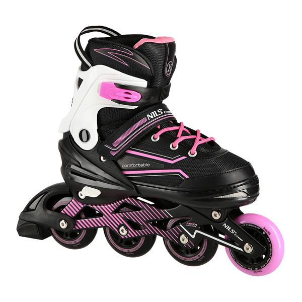 Skrituļslidas NA1169A PINK SIZE M(35-38) IN-LINE SKATES NILS EXTREME
