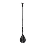 Vingrošanas aplis ar atsvaru HHW02 HULA HOP BLACK WITH WEIGHT HMS