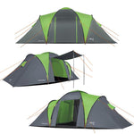 Telts NC6431 CAMPING TENT GREEN-GRAY HIGHLAND IV NILS CAMP