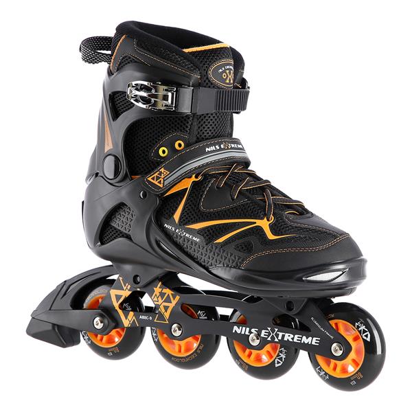 Skrituļslidas NA9022 BLACK/ORANGE SIZE 39 IN-LINE SKATES NILS EXTREME