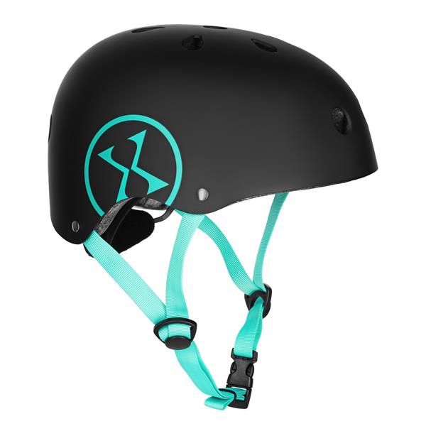 Aizsargķivere MTW001-1 HELMET BLACK-BLUE SIZE XS(48-52CM) NILS EXTREME