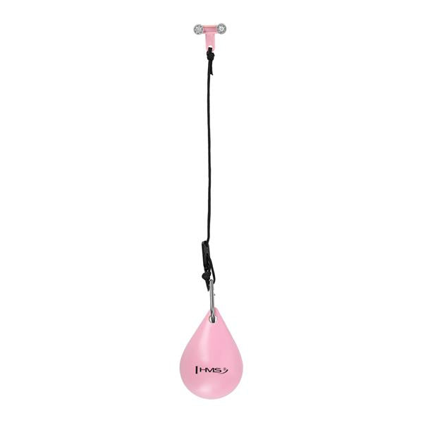 Vingrošanas aplis ar atsvaru HHW02 HULA HOP LIGHT PINK WITH WEIGHT HMS