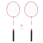 Badmintona komplekts NRZ001  BADMINTON SET 2 ROCKETS PINK + SHUTTLECOCKS NILS