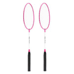 Badmintona komplekts NRZ001  BADMINTON SET 2 ROCKETS PINK + SHUTTLECOCKS NILS