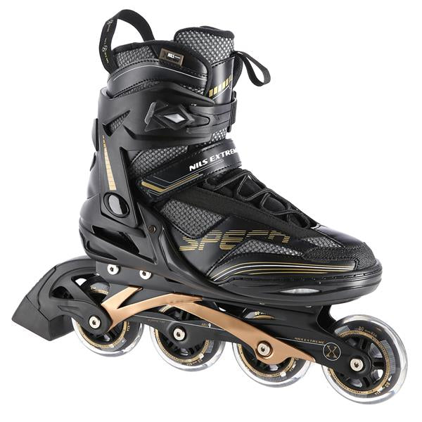 Skrituļslidas NA2150 BLACK-GOLD 37 IZMĒRA IN-LINE NILS EXTREME