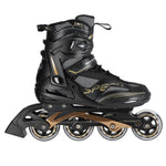 Skrituļslidas NA2150 BLACK-GOLD SIZE 46 IN-LINE SKATES NILS EXTREME