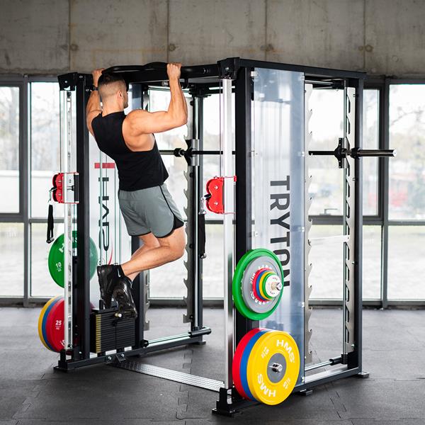 Trenažieris TRYTON SMITH MACHINE 3D WITH DOUBLE LIFT AND STACK COMMERCIAL HMS