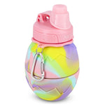 NC4102 Salokāma silikona pudele 700ml Rozā Nils
