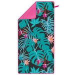 DVIELIS NCR14 LEAVES MICROFIBRE TOWEL 160x80 cm NILS CAMP