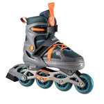 Skrituļslidas NJ1828A GRAY-ORANGE SIZE S(31-34)  IN-LINE SKATES NILS EXTREME