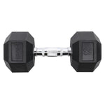 Hantele HEX PRO BLACK 12 KG HMS (1 gab.)