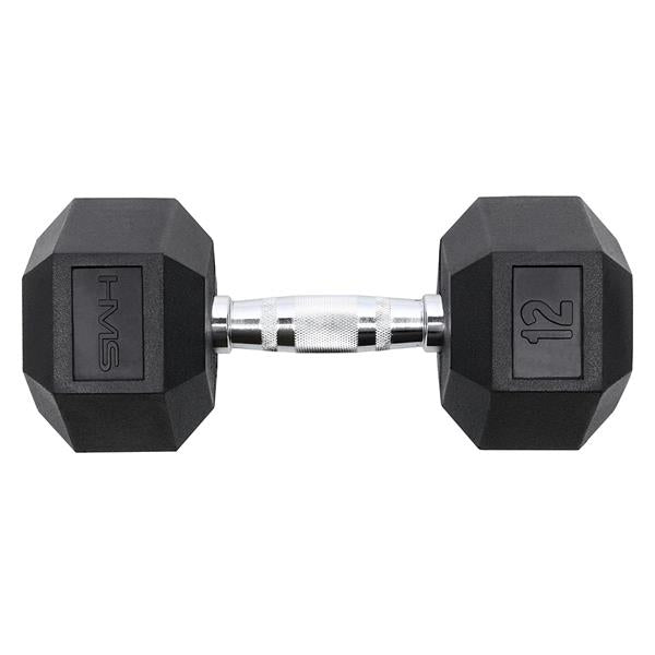Hantele HEX PRO BLACK 12 KG HMS (1 gab.)
