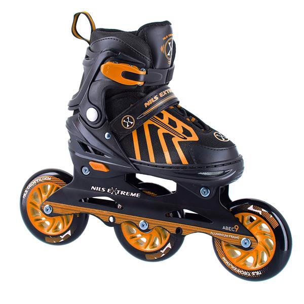 Skrituļslidas NA18812 A ORANGE SIZE S (29-33) IN-LINE SKATES NILS EXTREME