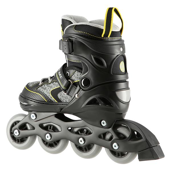 Skrituļslidas NA14198 BLACK-YELLOW SIZE L (39-42)  IN-LINE SKATES NILS EXTREME