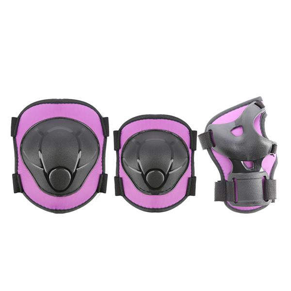 Plaukstas, elkoņu un ceļgalu sargu komplekts H110 SIZE XS PURPLE PROTECTIVE PAD SET