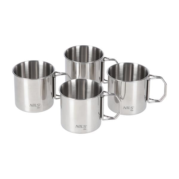 Krūzes NC1762 STAINLESS STEEL CUPS SET NILS CAMP