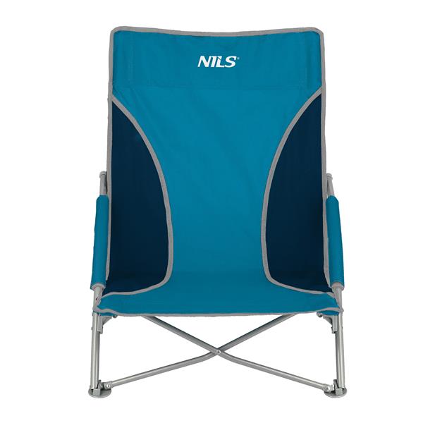 Kempinga krēsls NC3035 STRANDSTUHL BLAU-GRAU NILS