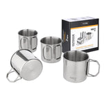 Krūzes NC1762 STAINLESS STEEL CUPS SET NILS CAMP